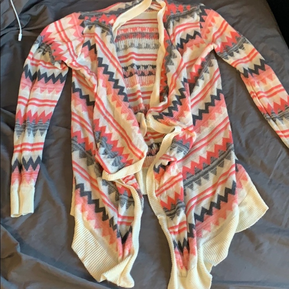 Orange Cardigan